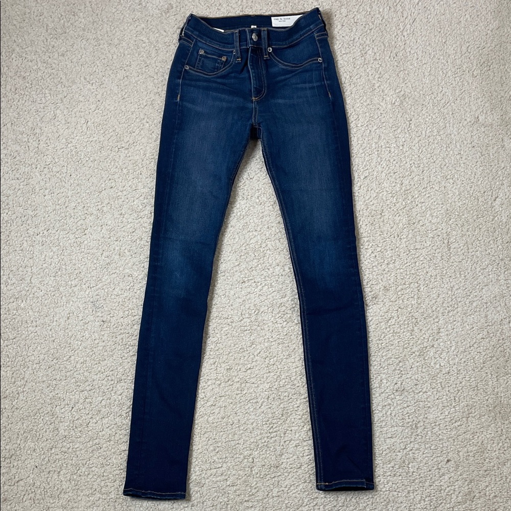 Rag & Bone high rise skinny Bedford jeans sz 24